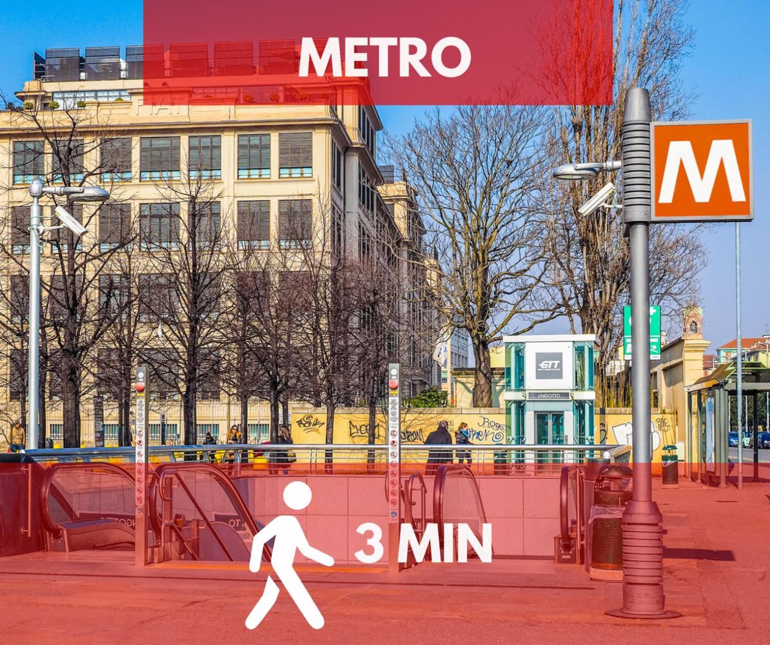 Casa Lingotto Fiere Metro Lägenhet Turin Exteriör bild